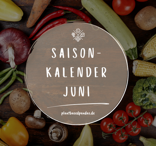 Vorschaubild mit verschiedenem Gemüse für den Saisonkalender Juni
