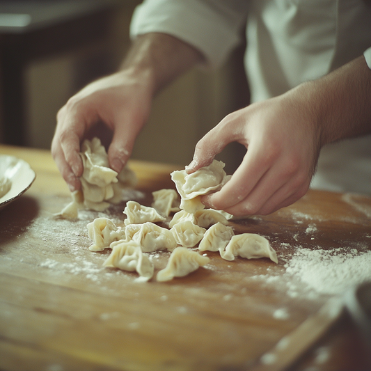 Anleitung: Wie man Gyoza faltet