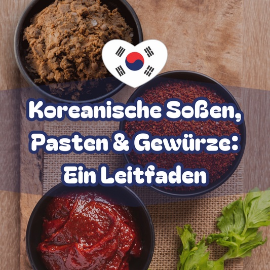 Koreanische Würzpasten und Chiliflocken 