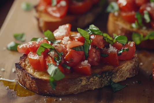 Saftiges Tomaten-Bruschetta