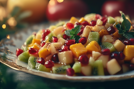 Festlicher Fruchtsalat - perfekt zur Weihnachtszeit