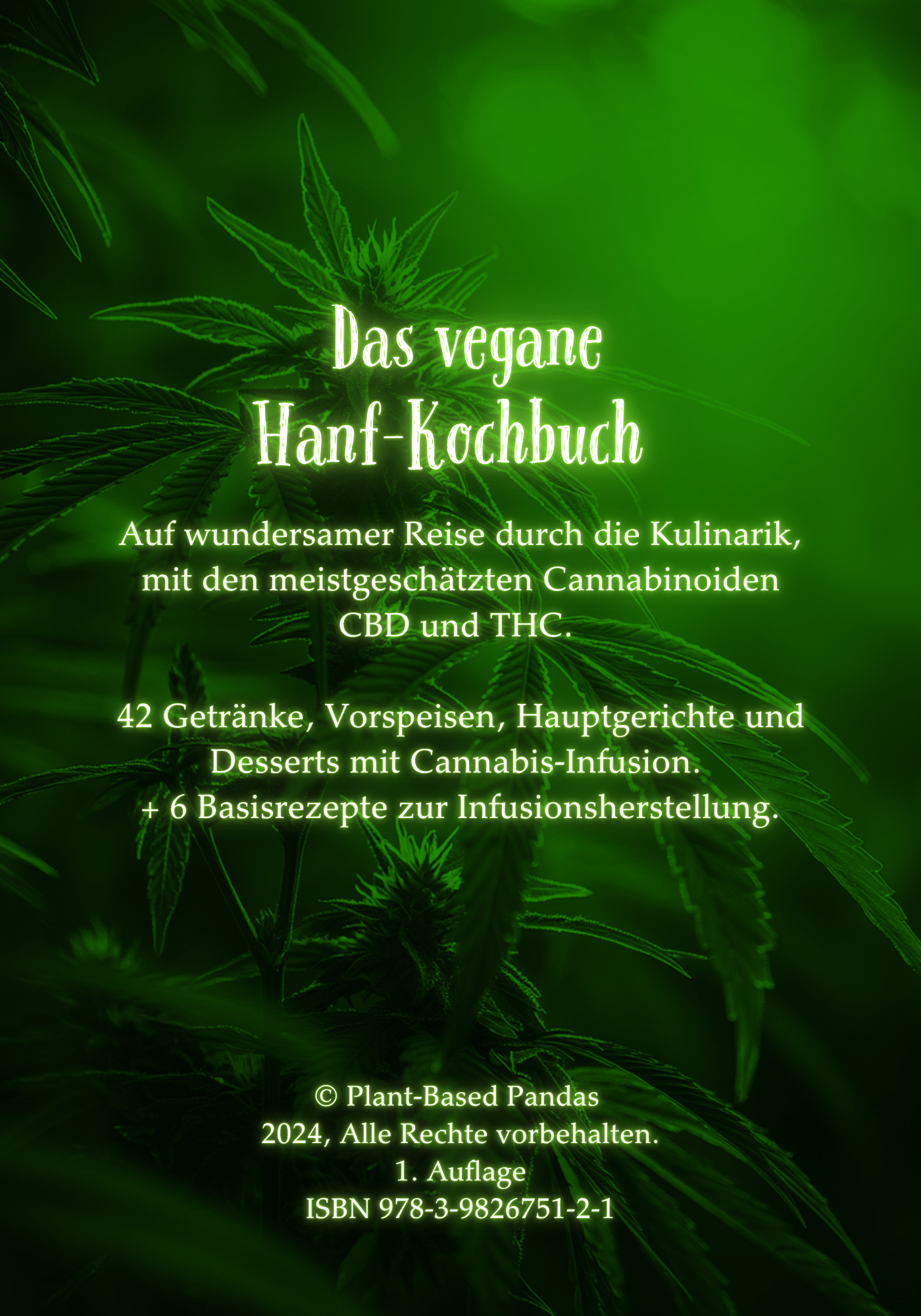 Das vegane Hanf-Kochbuch Hardcover-Druck