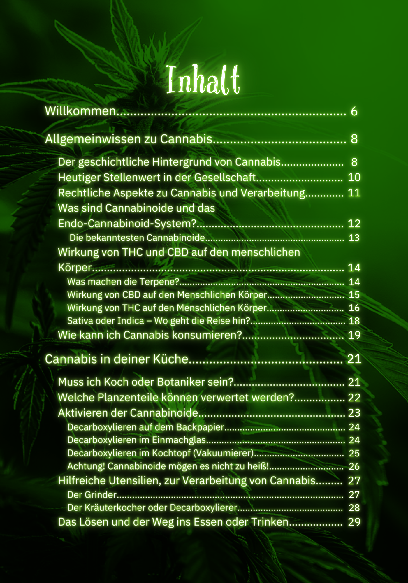 Das vegane Hanf-Kochbuch Hardcover-Druck