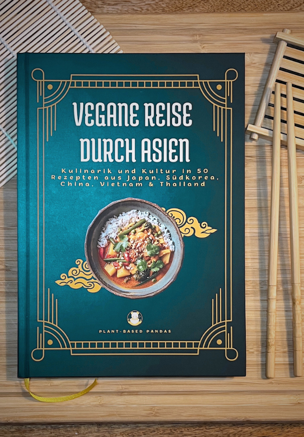 Vegane Reise durch Asien Hardcover-Druck