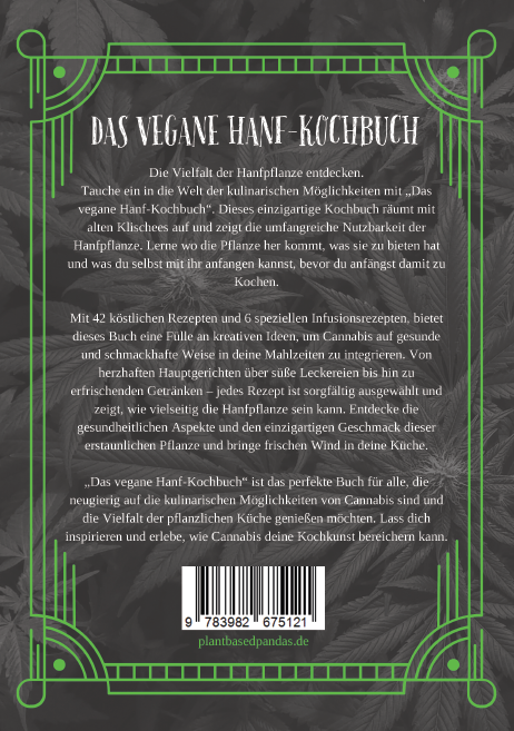 Das vegane Hanf-Kochbuch Hardcover-Druck